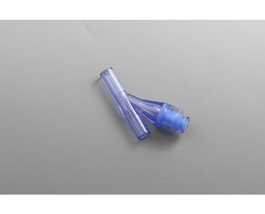 Y-shaped needleless connector