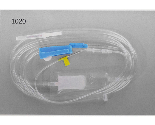 Transfusion sets for single use